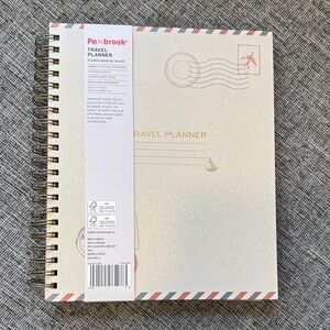 Travel Planner Notebook - Cream Spiral-Bound